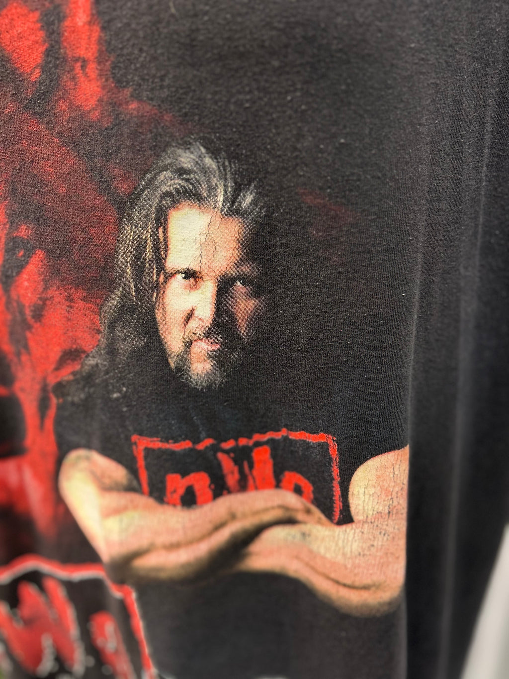 Vintage 1998 WCW Kevin Nash NWO Wolf Pack T-Shirt Size 2XL