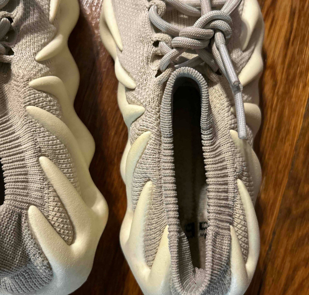 Adidas Yeezy 450 Cloud White H68038 Mens Size 9.5 Sock Knit EVA Foam Kanye West - Lightly Worn