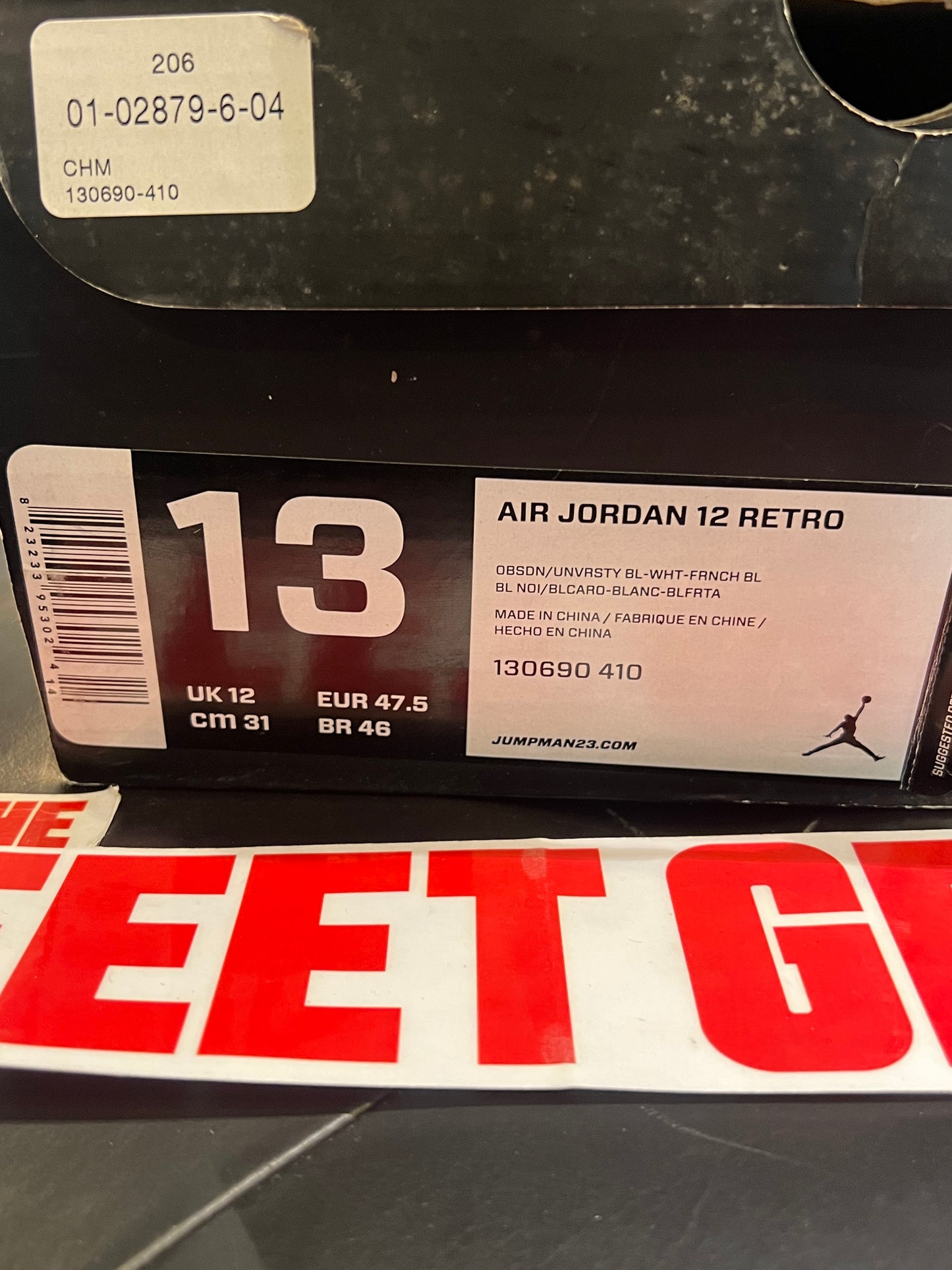 Men’s Air Jordan 12 Obsidian Pre-Owned