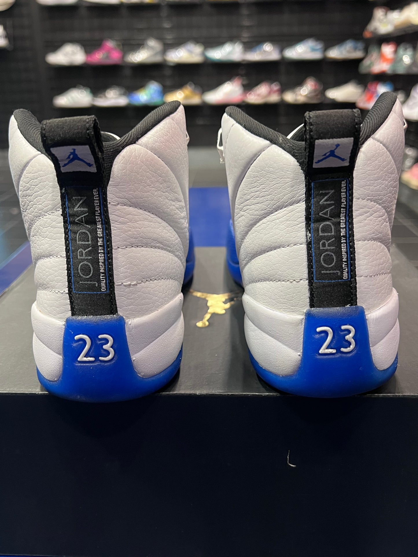 Gradeschool Air Jordan 12 Blueberry Size 5.5y