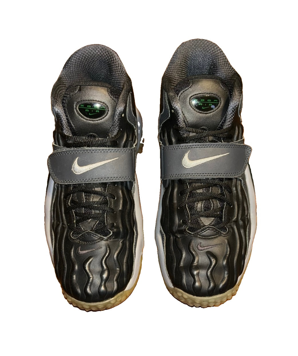 Nike Air Zoom Turf Jet 97 Mens 10 Black Green 554989-001 Packers Favre 2013