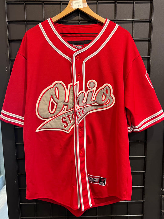 Men’s Colosseum Ohio State Baseball Jersey Size L￼