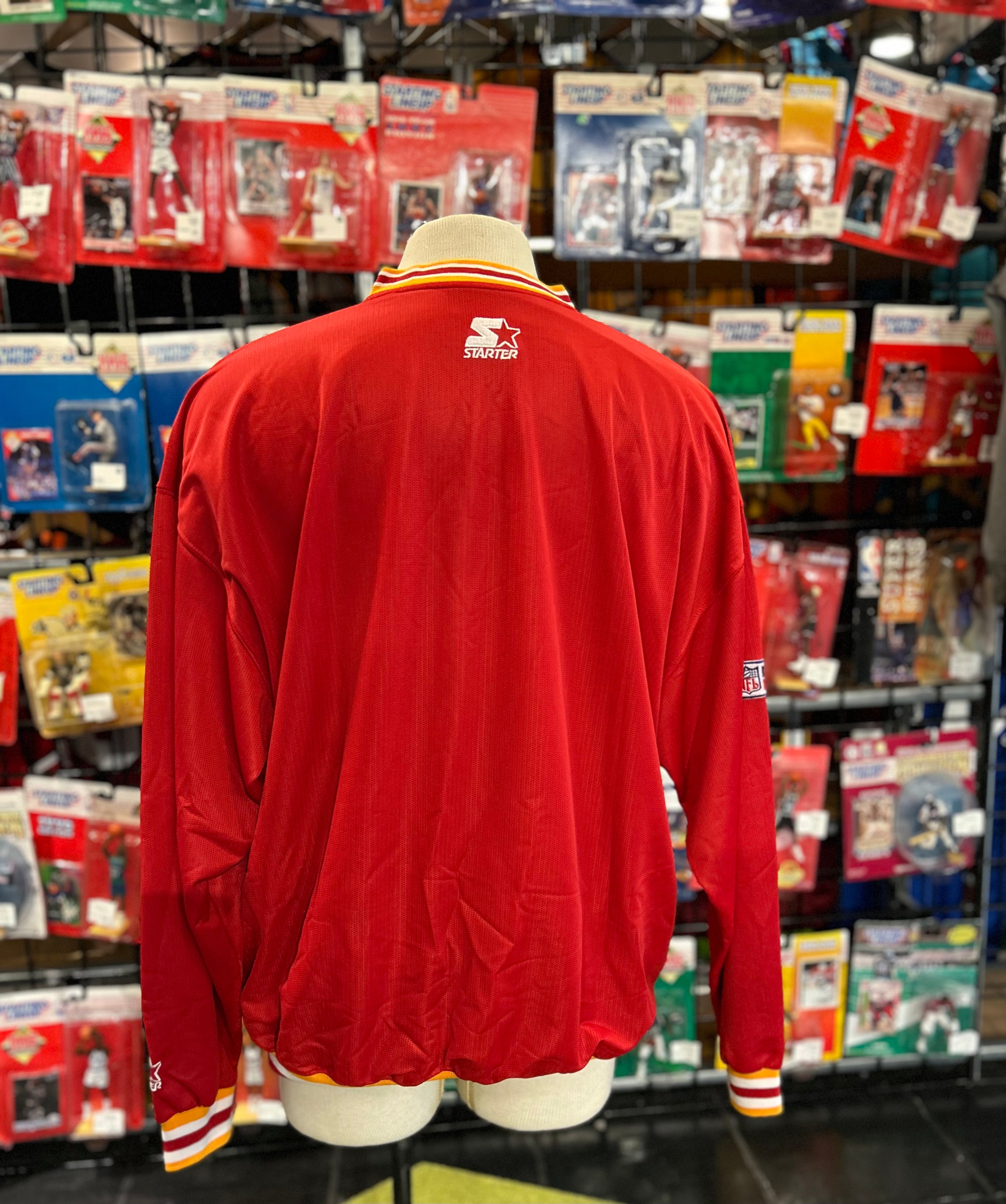 Vintage Starter Pro Line NFL Kansas City Chiefs Pullover Jacket size XL Men’s