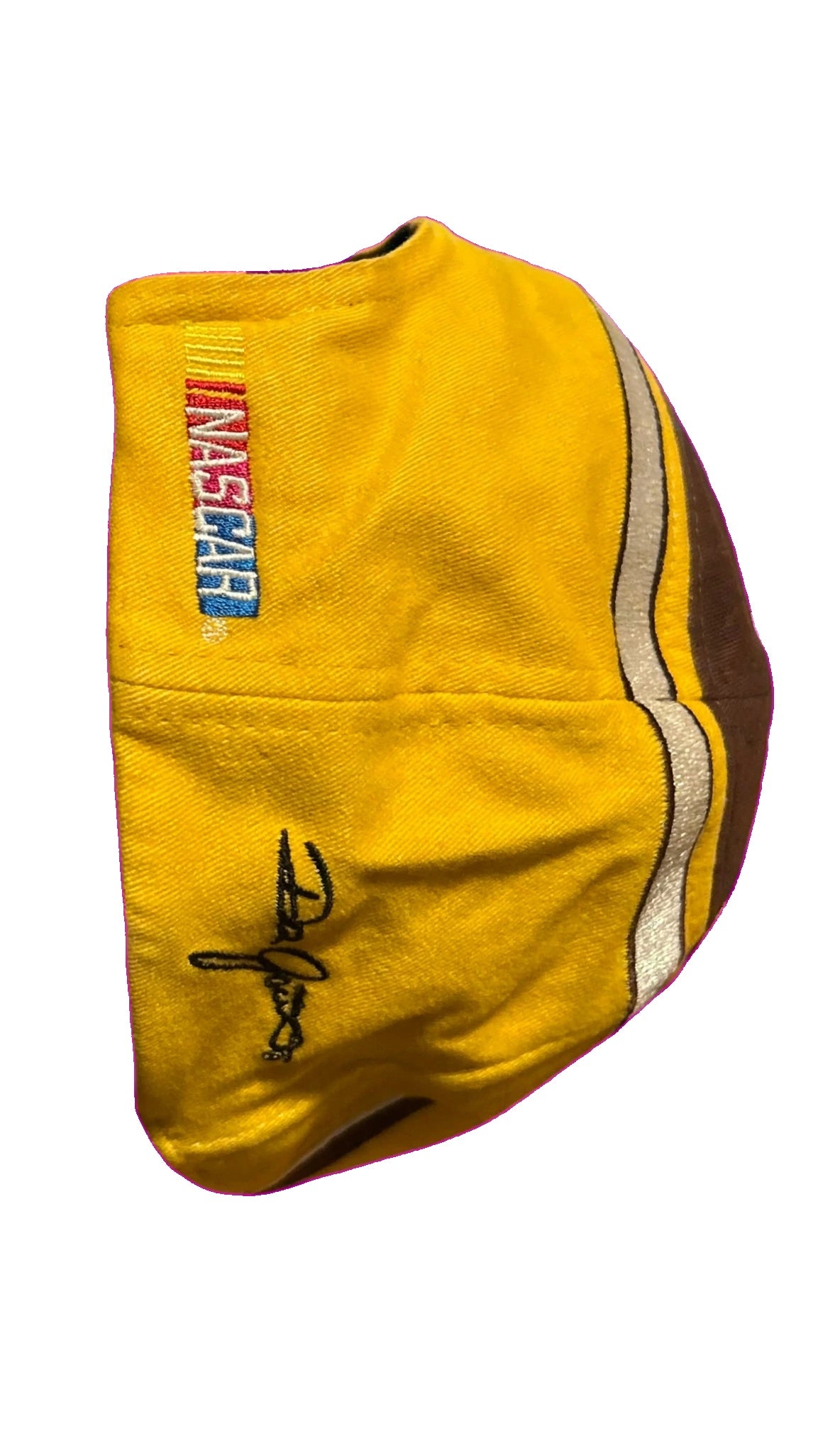NASCAR 88 UPS Racing Cap Brown Yellow Dale Jarrett Signature UPS Shield New