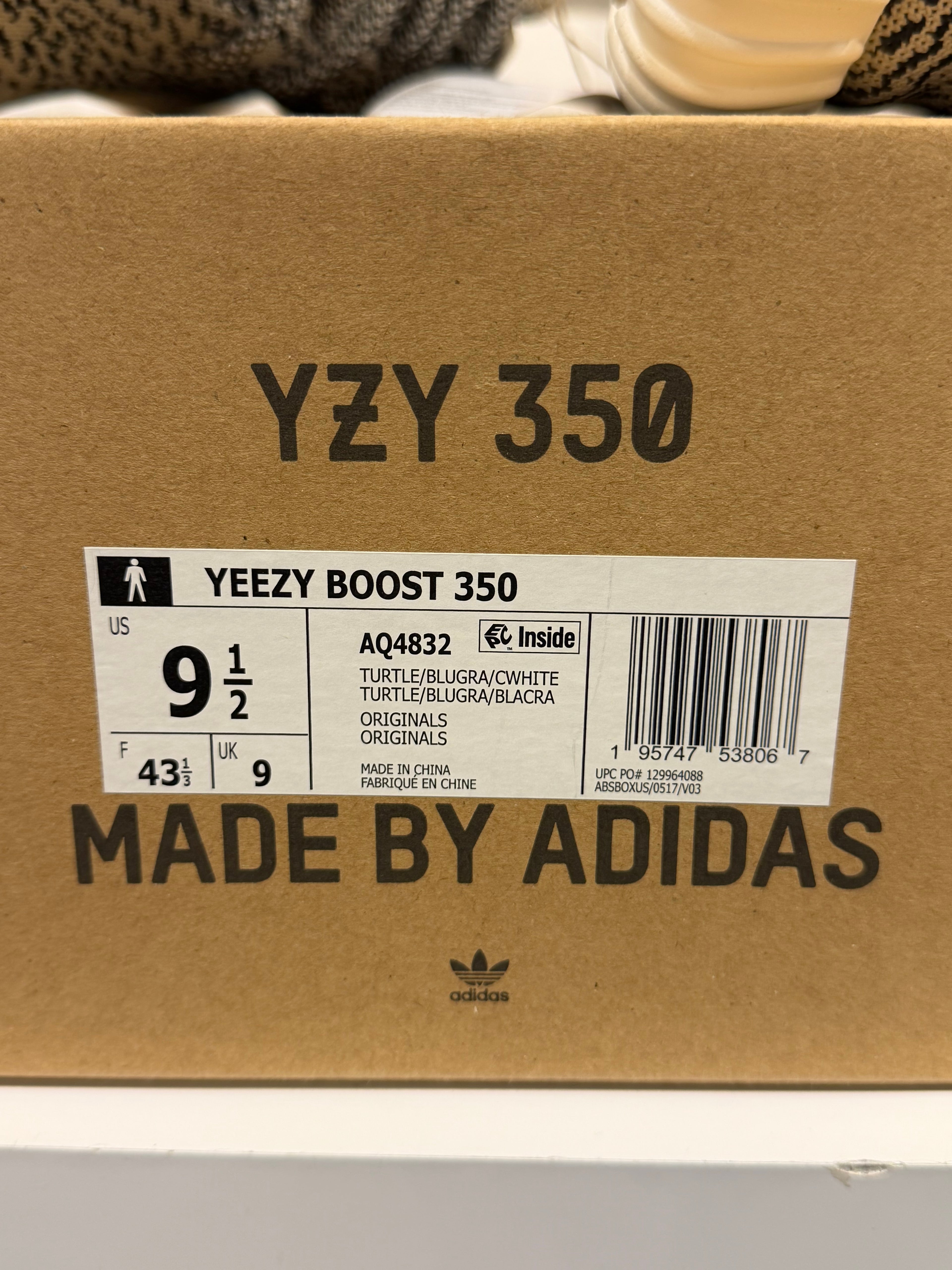 Adidas Yeezy 350 Turtle Dove Size 9.5 Men’s Shoes