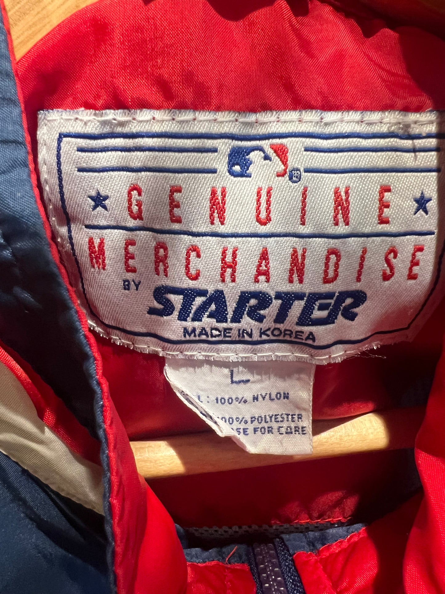 Men’s Cleveland Indians Windbreaker Size Large