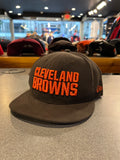 New Era Cleveland Brown Fitted Hat size 7 3/4