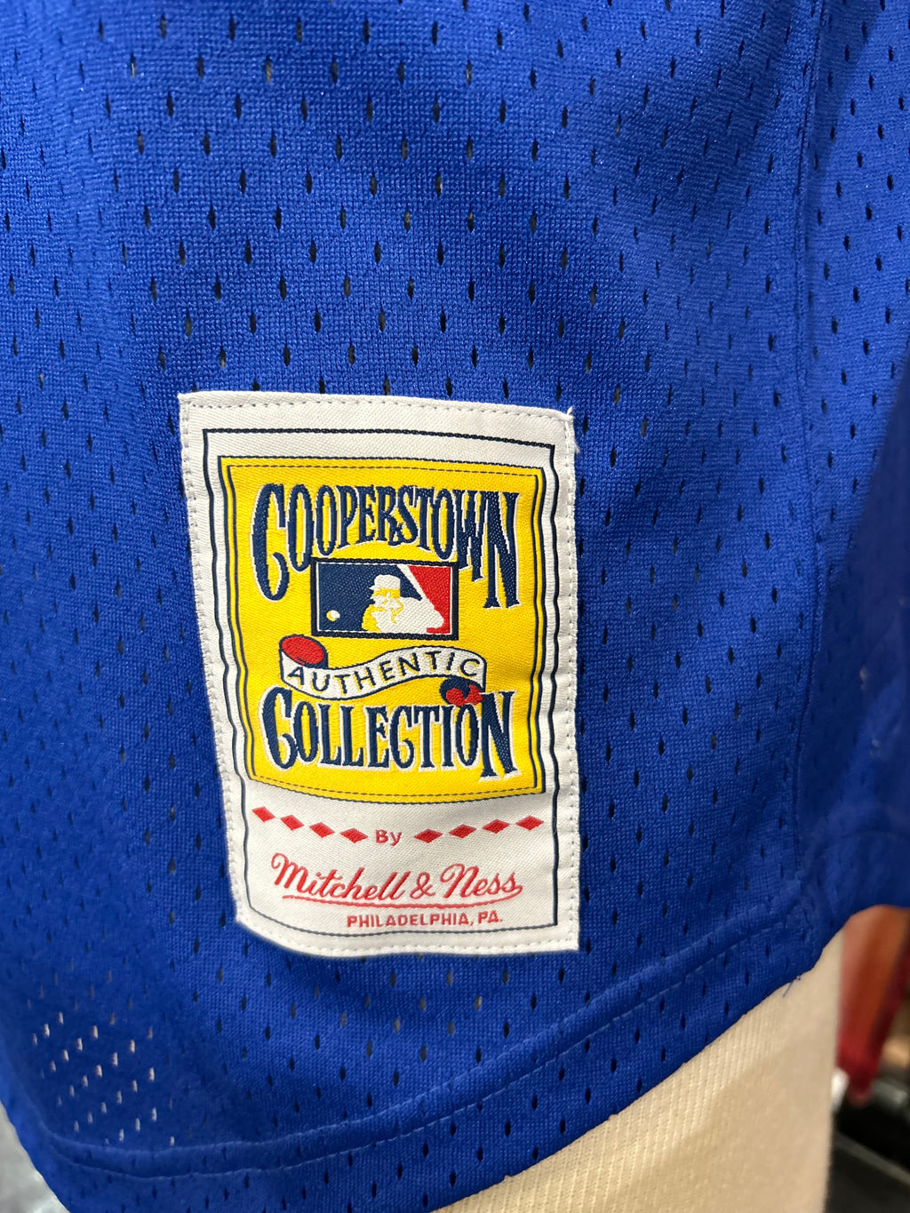 Mitchell and Ness MLB 1989 Kansas City Royals #16 Bo Jackson Jersey Size Large
