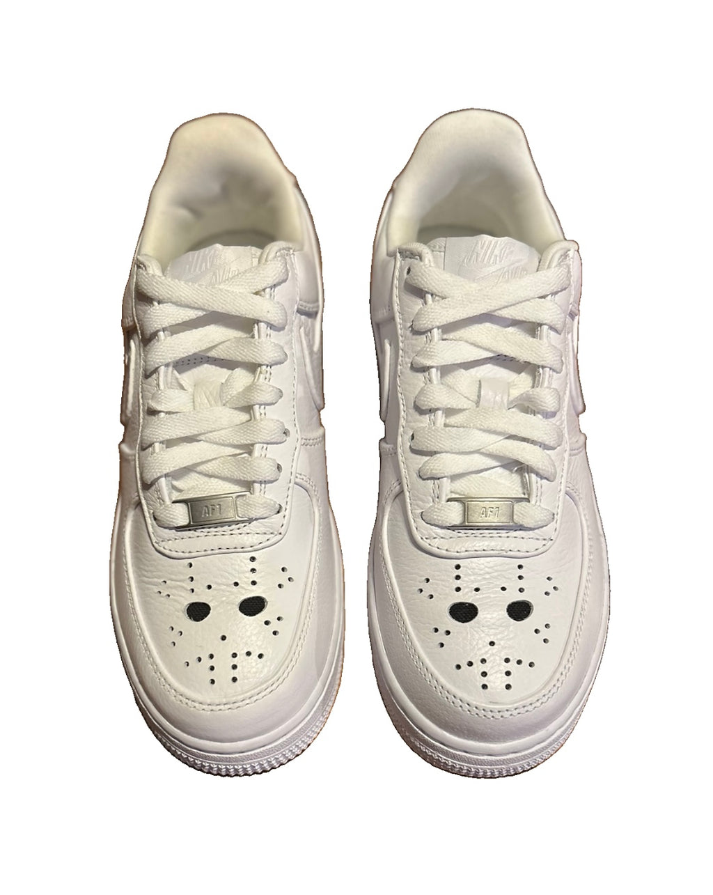 Nike Air Force 1 Low Jason Voorhees IB4025-100 Size 5 Brand New No Box Halloween Friday 13th Mask White