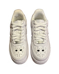 Nike Air Force 1 Low Jason Voorhees IB4025-100 Size 5 Brand New No Box Halloween Friday 13th Mask White