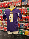 Vintage Reebok NFL Minnesota Vikings #4 Brett Farve Jersey Youth Size XL