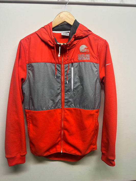 Men’s Cleveland Browns Zip Up Hoodie Size Small