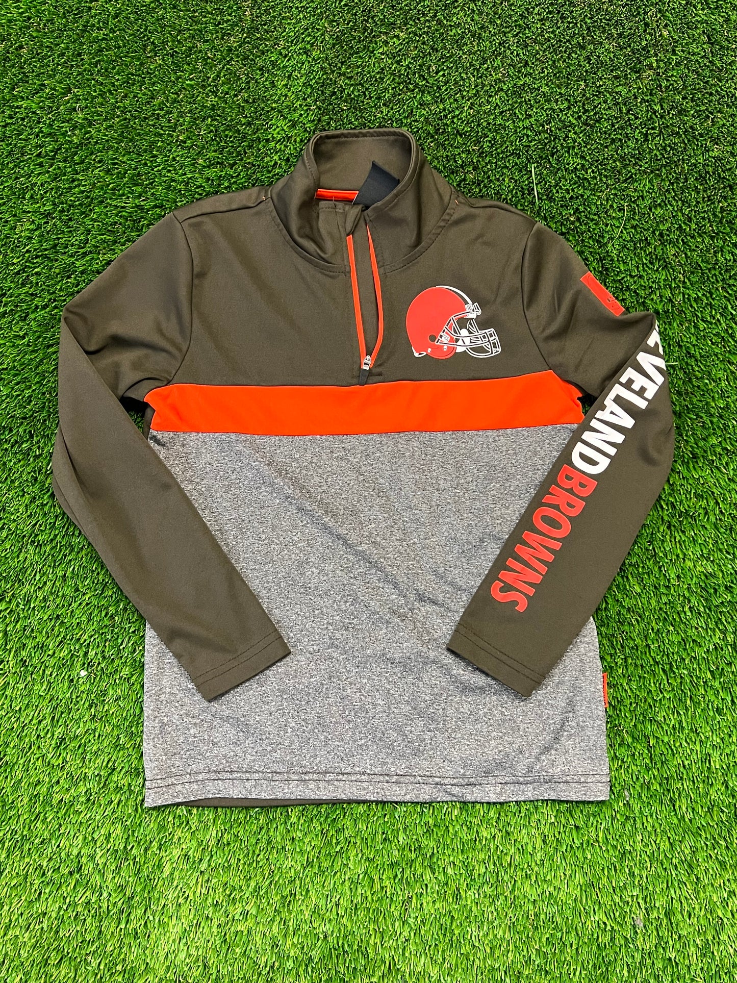 Kids Cleveland Browns Quarter-zip