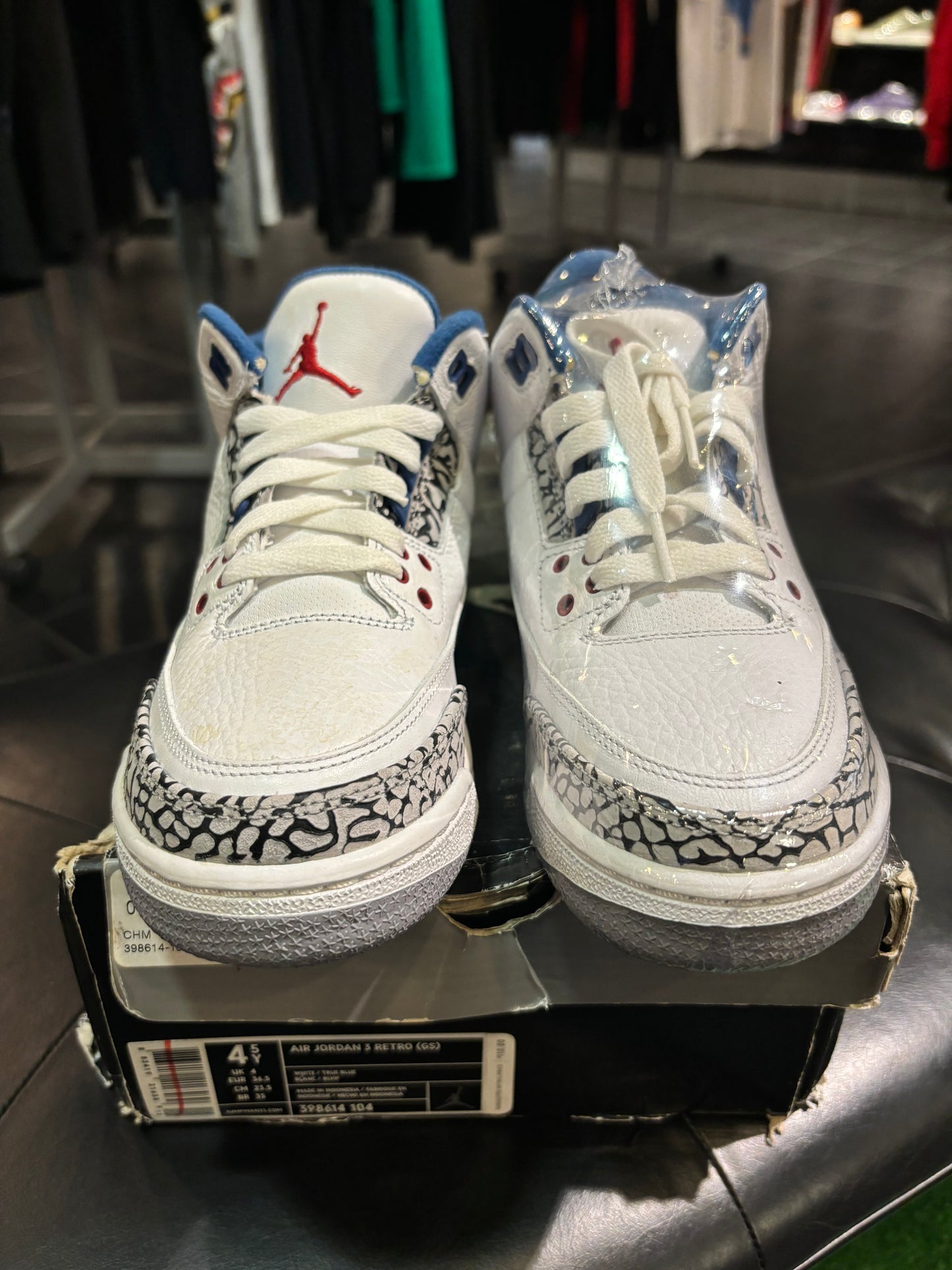 Jordan 3 True Blue Size 4.5 GS