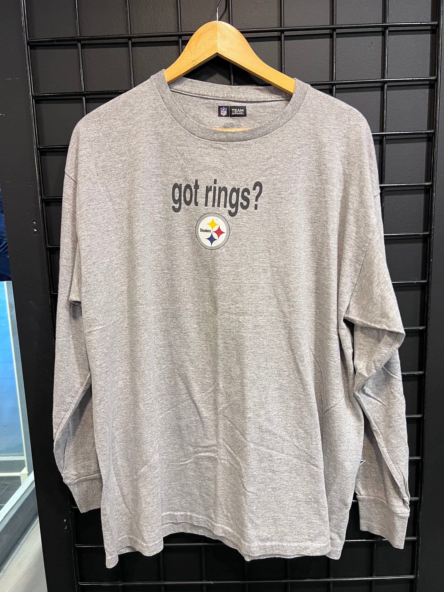 Men’s NFL Steelers Got Rings L/S Size XL