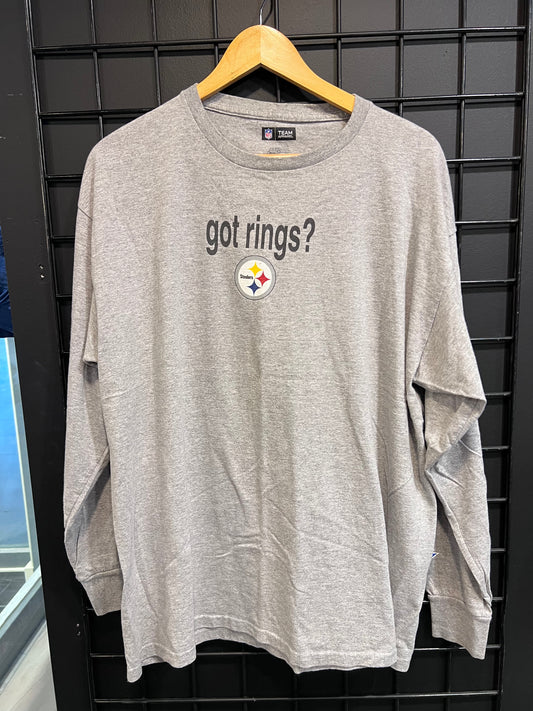 Men’s NFL Steelers Got Rings L/S Size XL