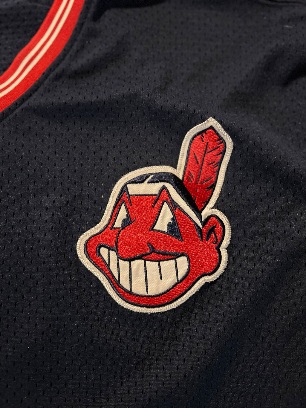 Cleveland Indians Joe Carter 1986 Mitchell & Ness Jersey