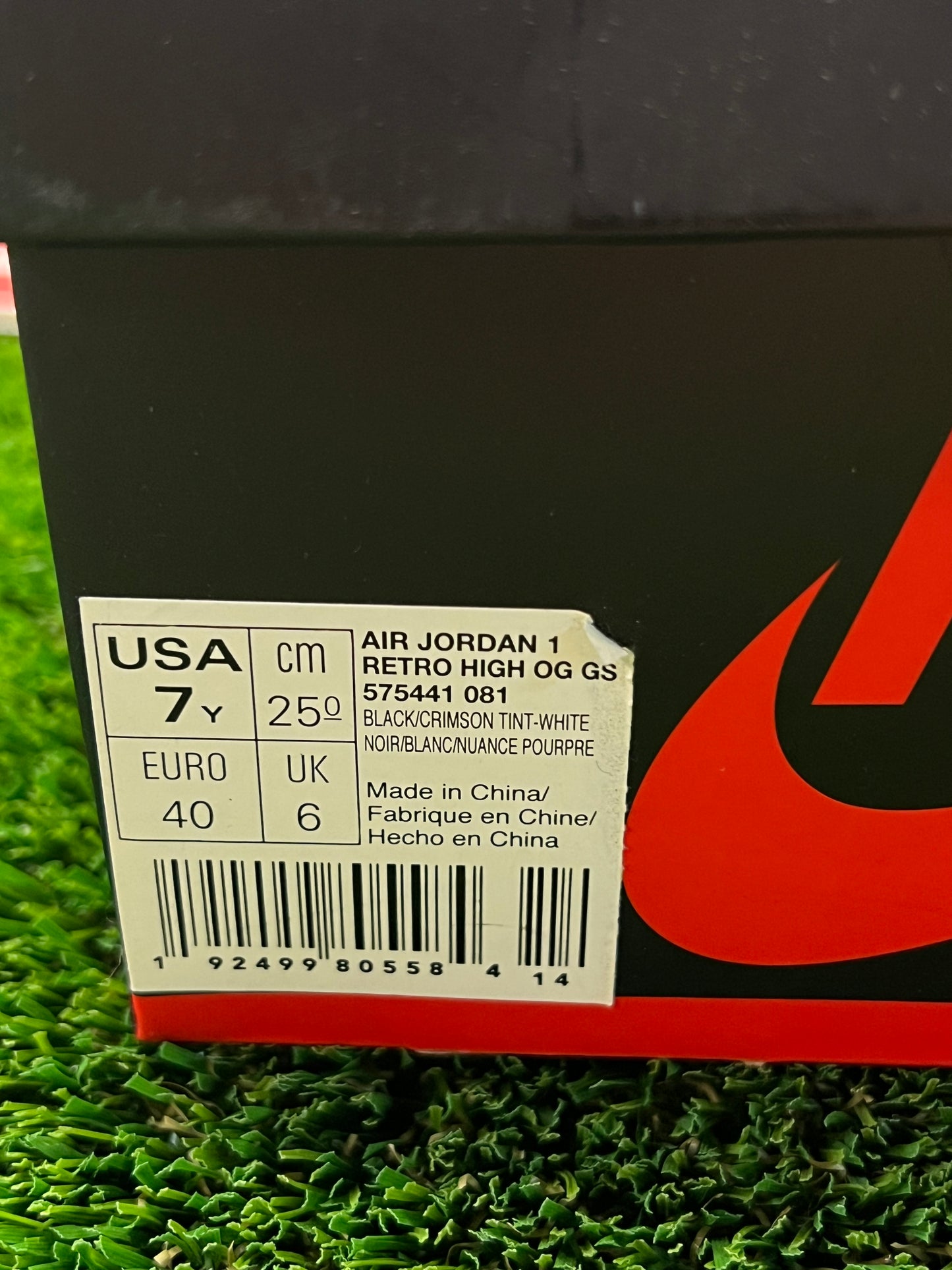 Air Jordan 1 Crimson Pre-Owned Shoes