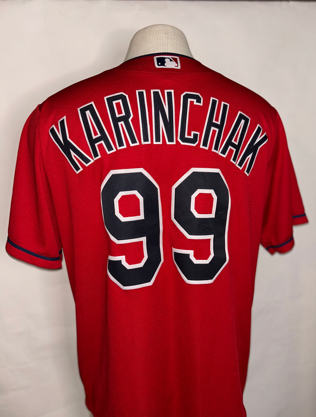 Nike Cleveland Indians Jersey 99 Karinchak Size Large Mens