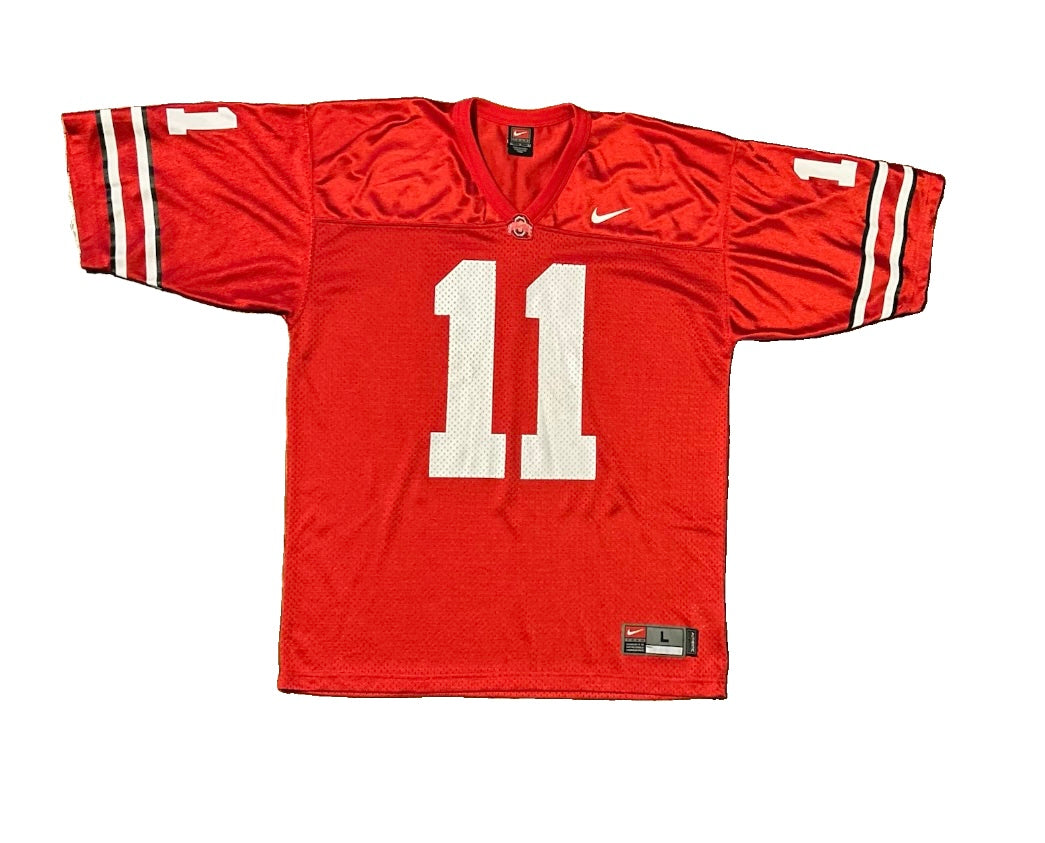Ohio State Buckeyes #11 Jersey Mens L Nike Team Authentic Vintage Y2K