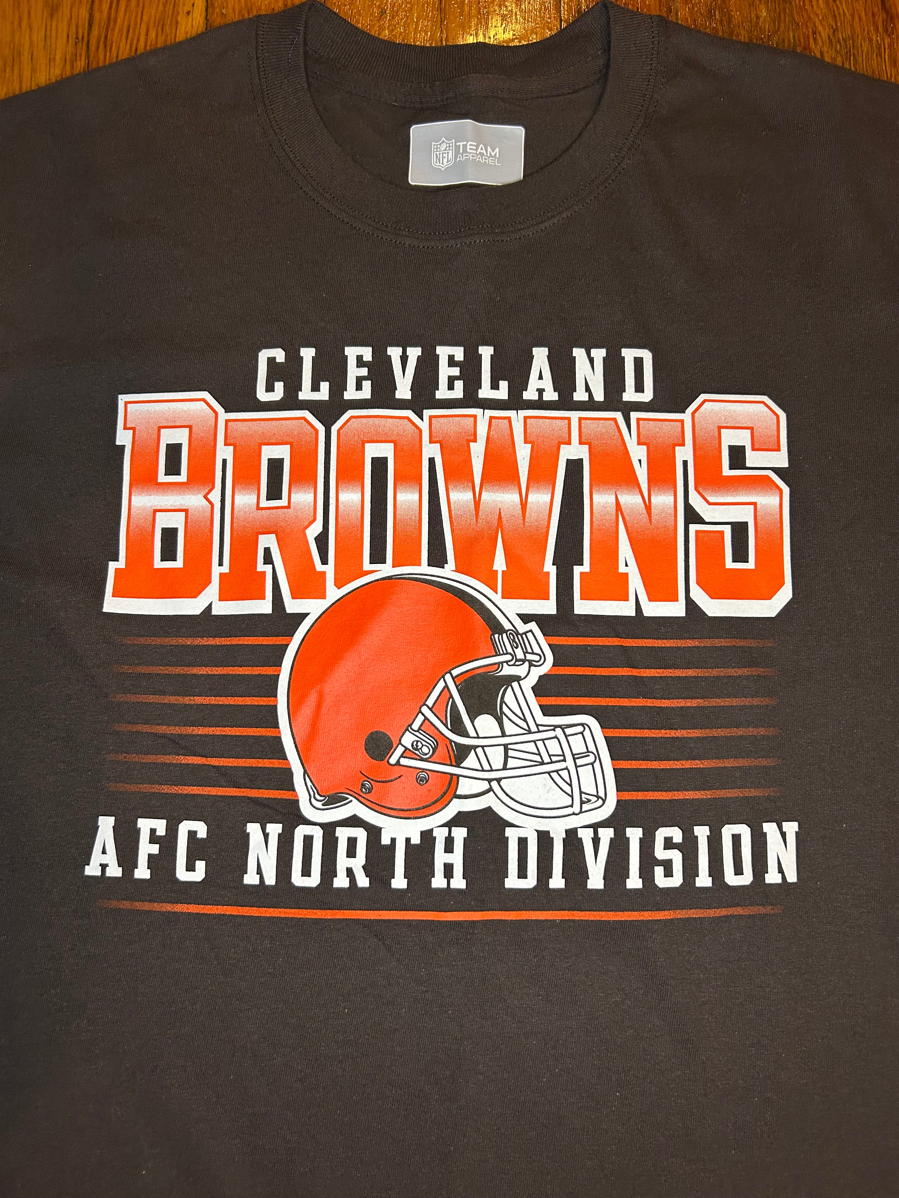 NFL Team Apparel Cleveland Browns AFC North T Shirt Size Large