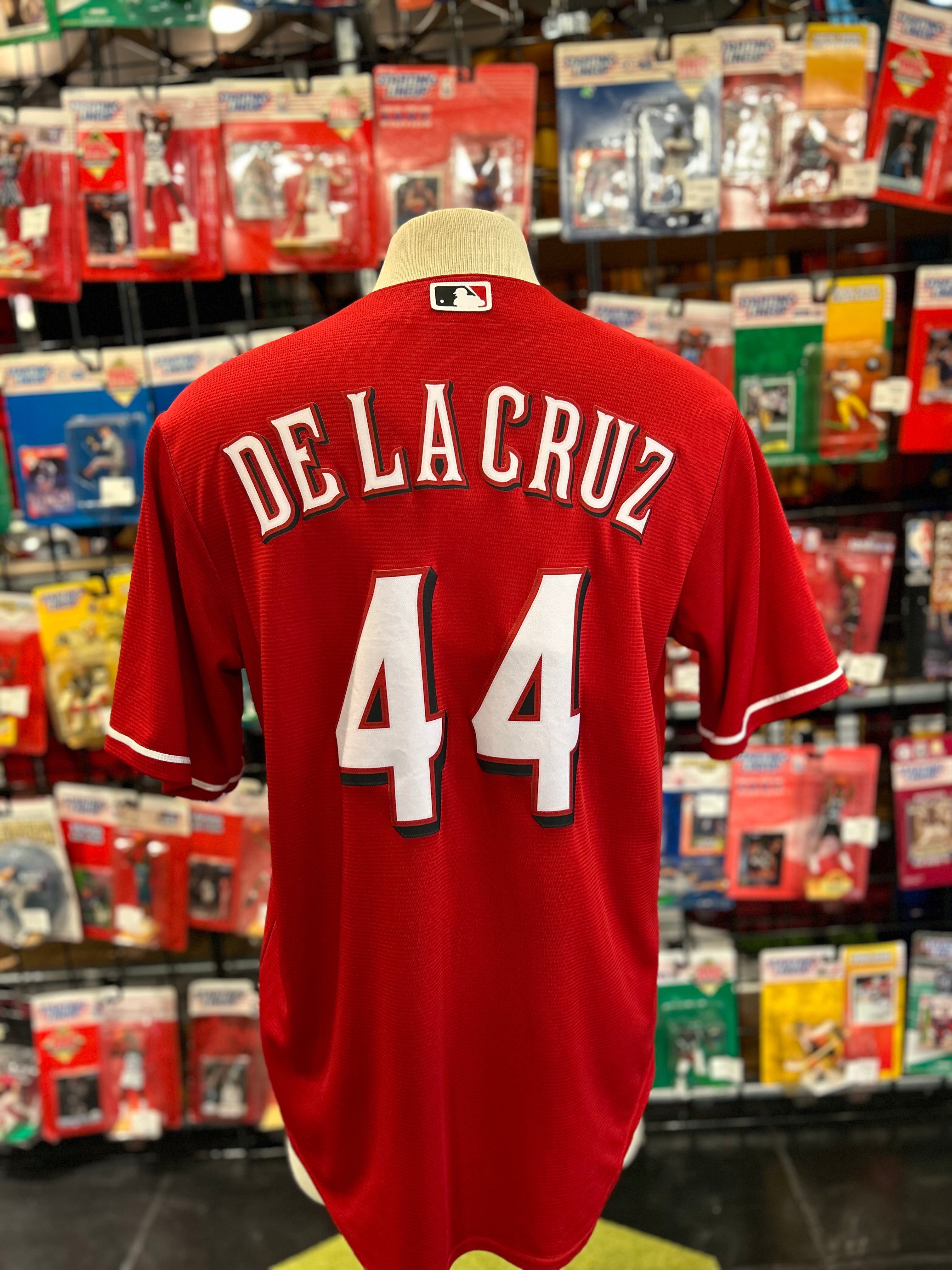 Nike MLB Cincinnati Reds #44 De La Cruz Jersey Men's Size Large