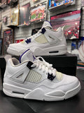 Gradeschool Air Jordan 4 Metallic Purple Size 7y Shoes