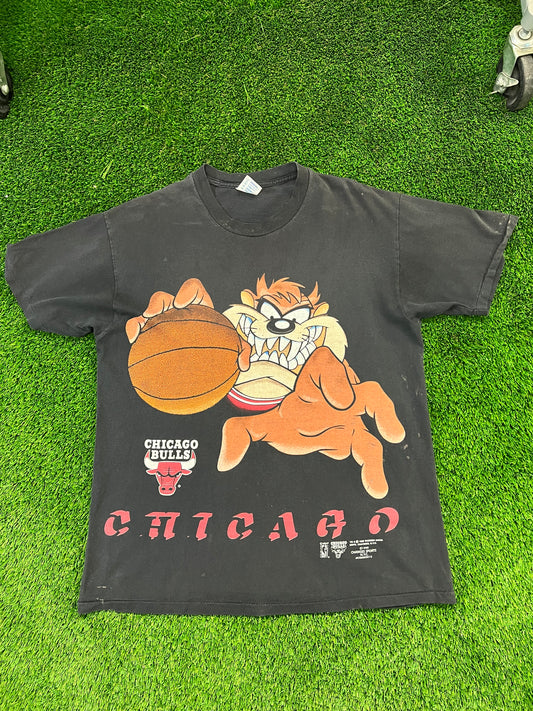 Men’s 1995 Chicago Bulls Taz Shirt Size L