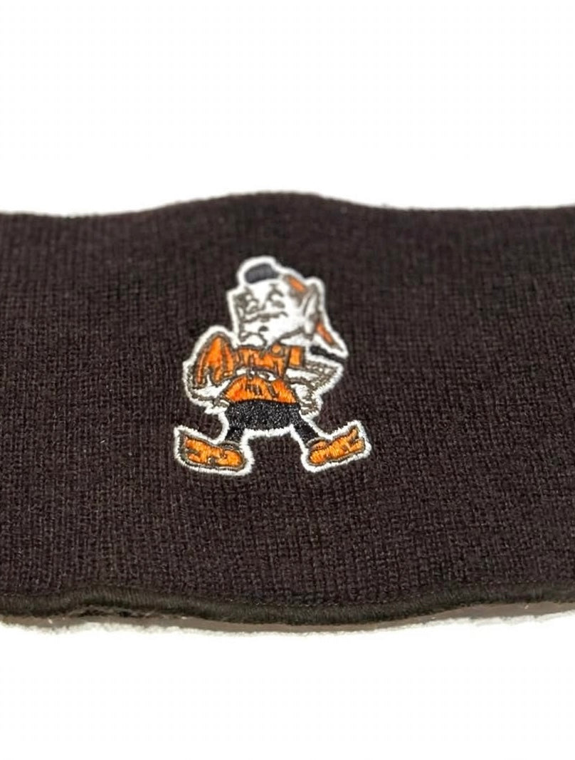 Cleveland Browns Headband Brownie Elf Brown Ear Warmer Knit One Size NFL