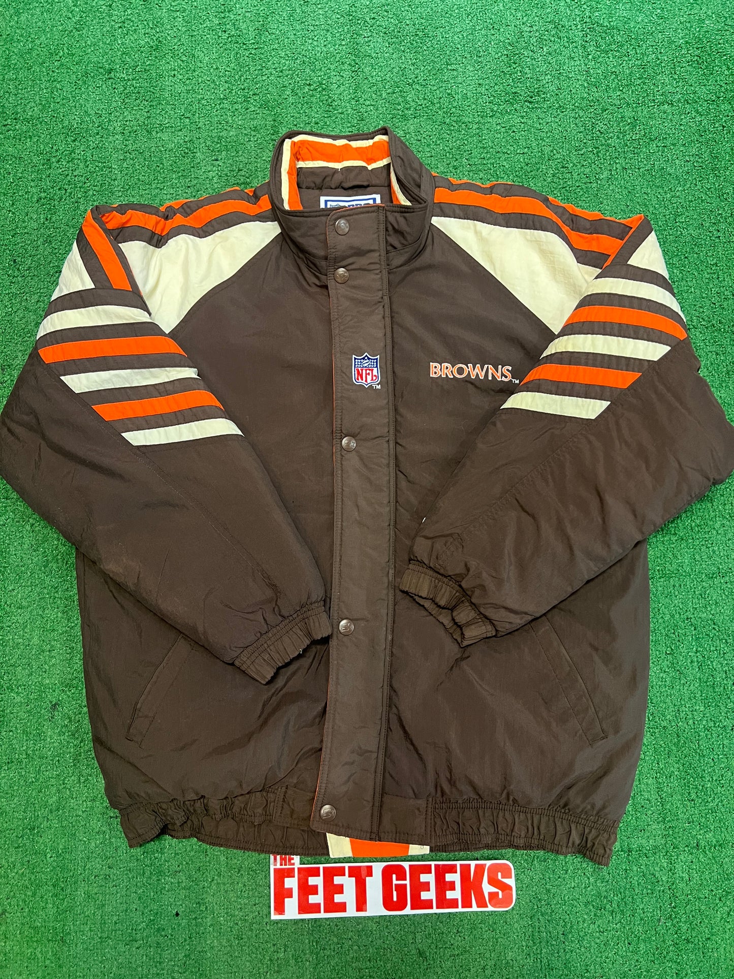 Men’s Browns Starter Coat Size Large