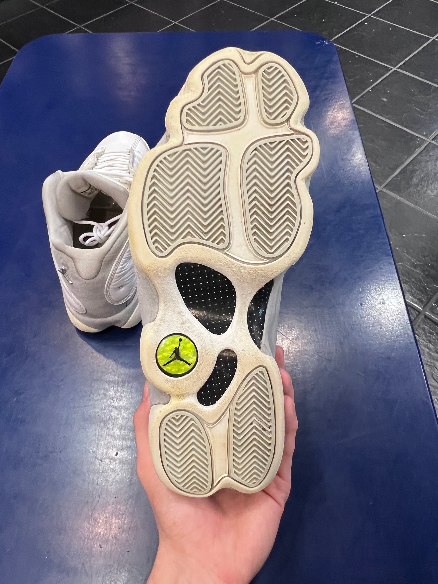 Men’s Air Jordan 13 Low Pure Platinum Size 10