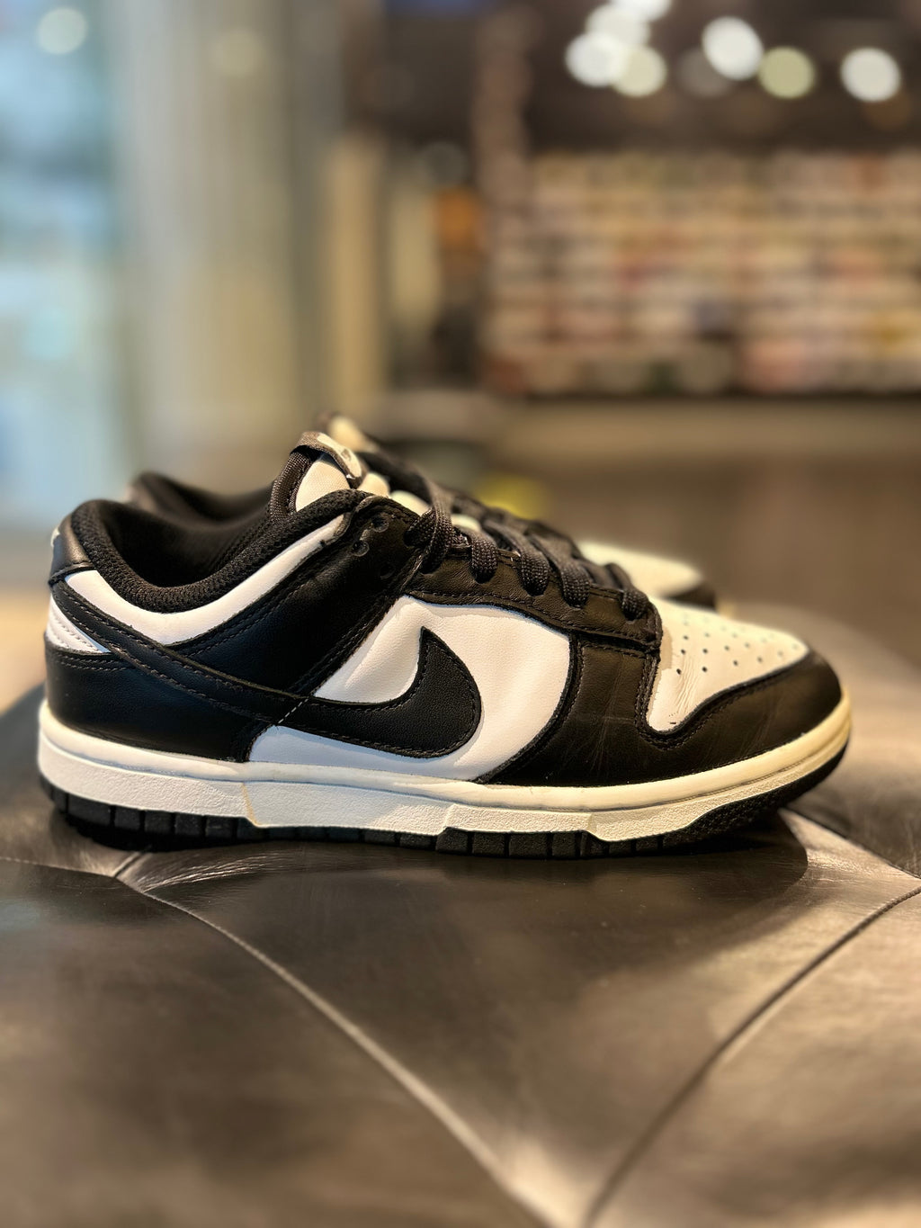 Nike Dunk Low Black White Size 6 Women’s Shoes