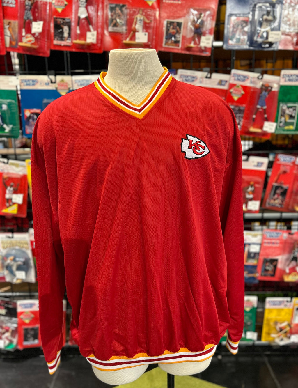 Vintage Starter Pro Line NFL Kansas City Chiefs Pullover Jacket size XL Men’s