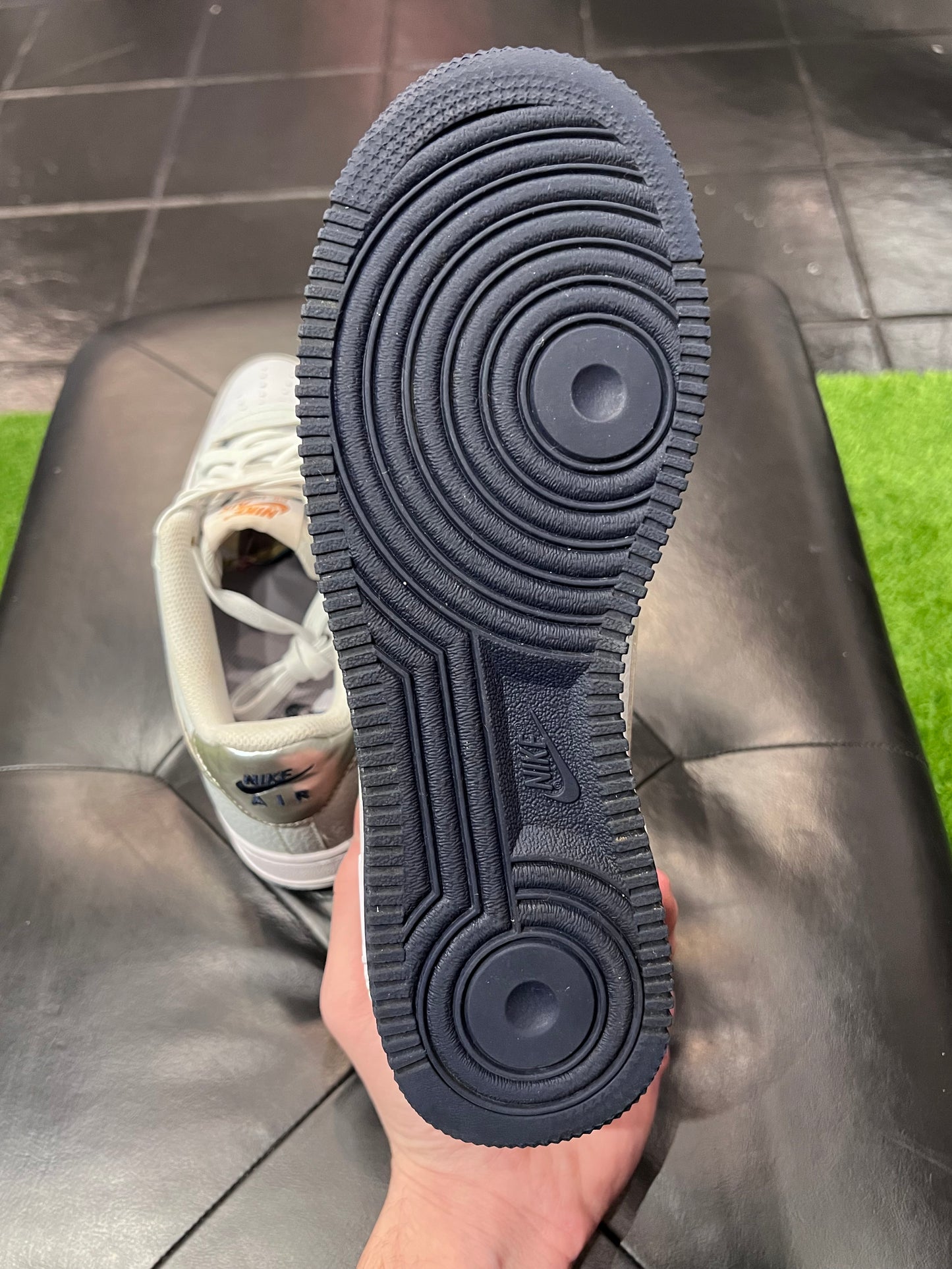 Gradeschool Air Force 1 Low Pure Platinum Size 6.5y