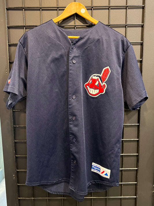Mens Cleveland Indians #13 Vizquel Jersey