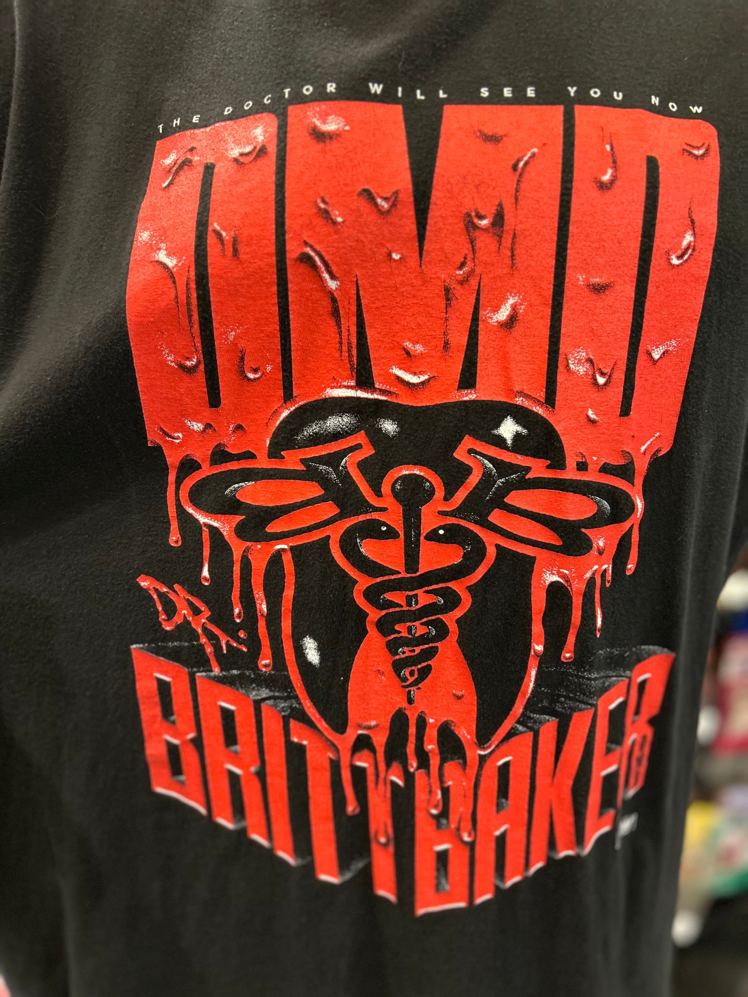 AEW Wrestling Britt Baker Logo T-shirt Size XL Men's