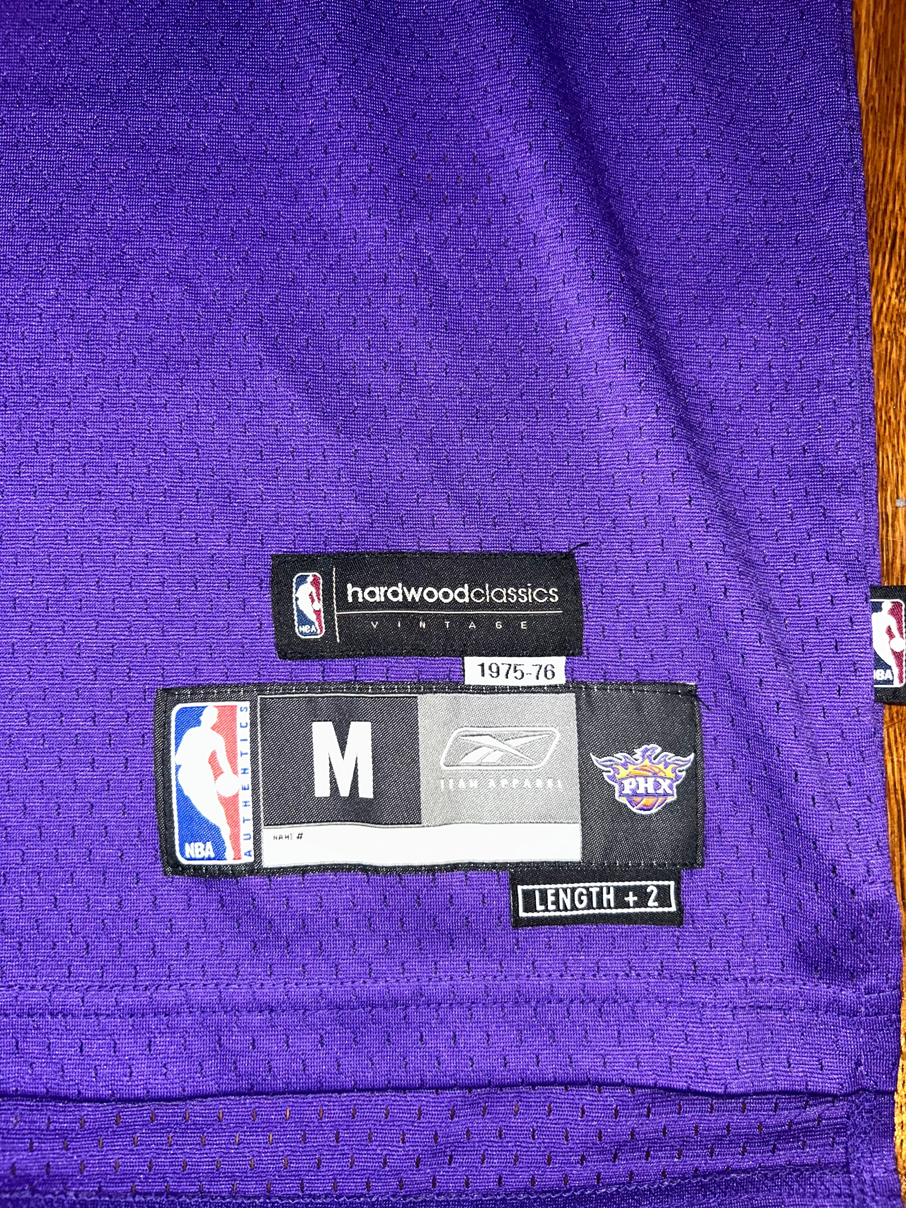 NBA Phoenix Suns Steve Nash Reebok Hardwood Classics Basketball Jersey