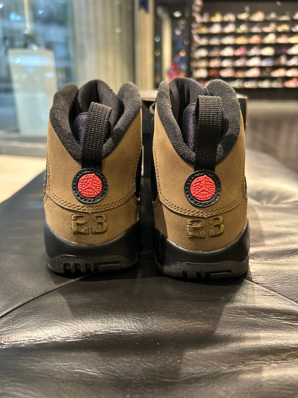 Air Jordan 9 Retro Olive Size 3y Gradeschool Shoes