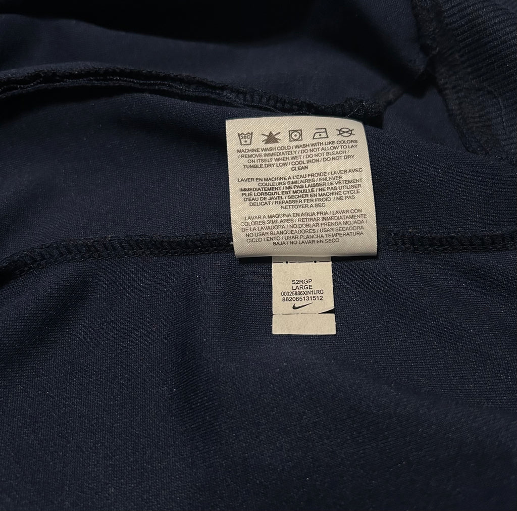 Nike Cleveland Indians Full Zip Jacket L Chief Wahoo Cleveland Script Navy New