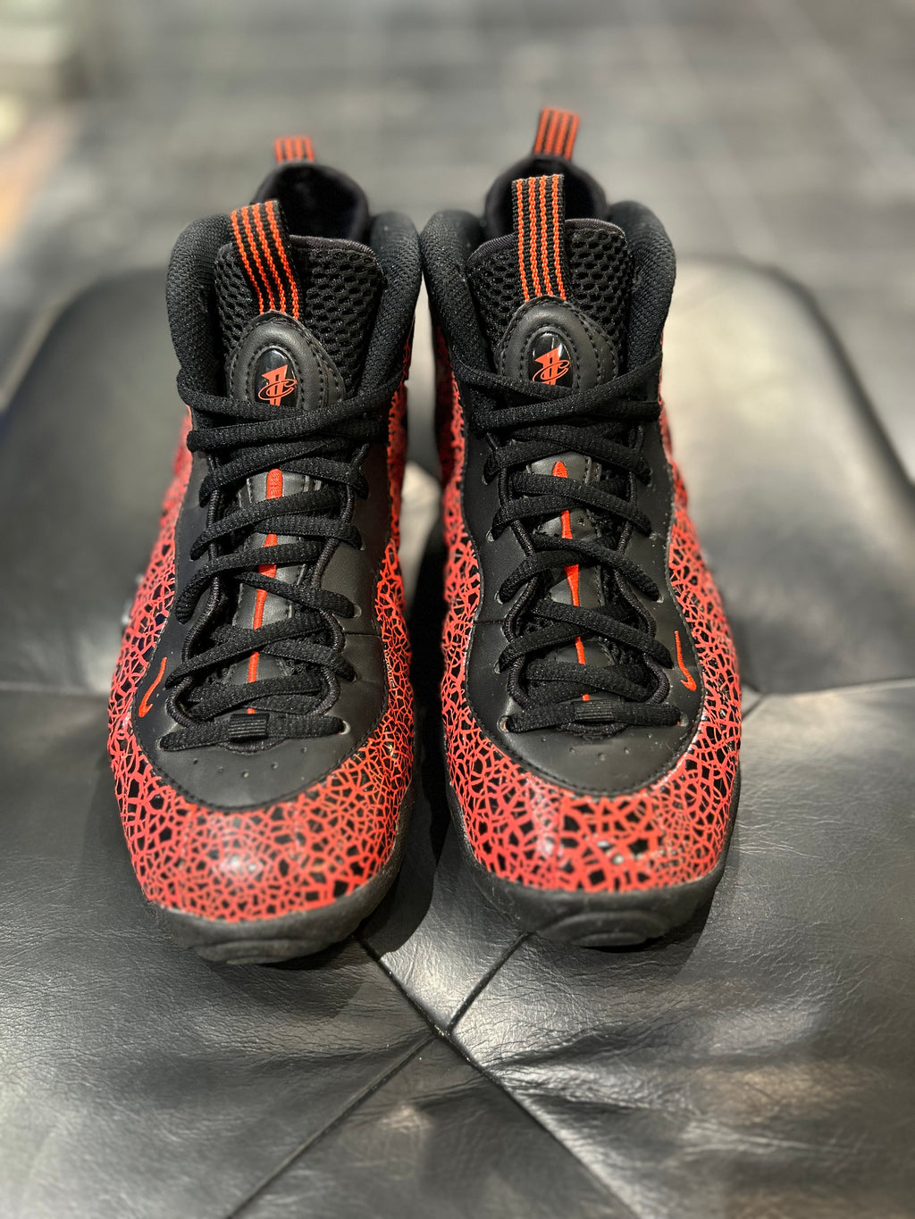 Nike Air Foamposite One Lava Size 5y GS shoes
