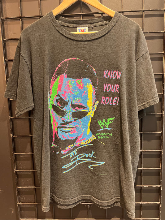 Vintage The Rock Know Your Role Tee