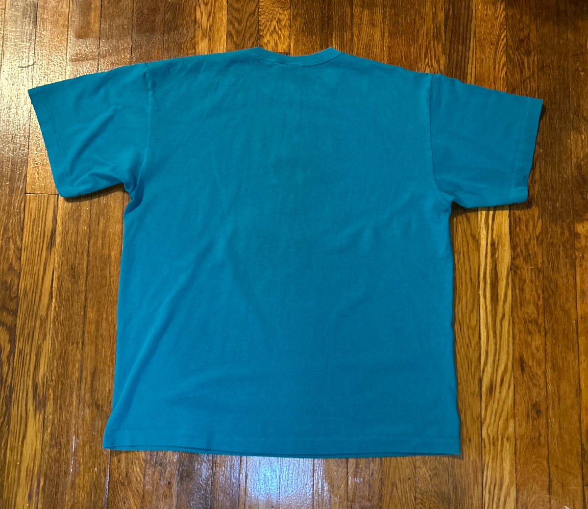 Warner Bros Studio Store Bugs Bunny Tee XL 90s Vintage Teal Looney Tunes Made in USA