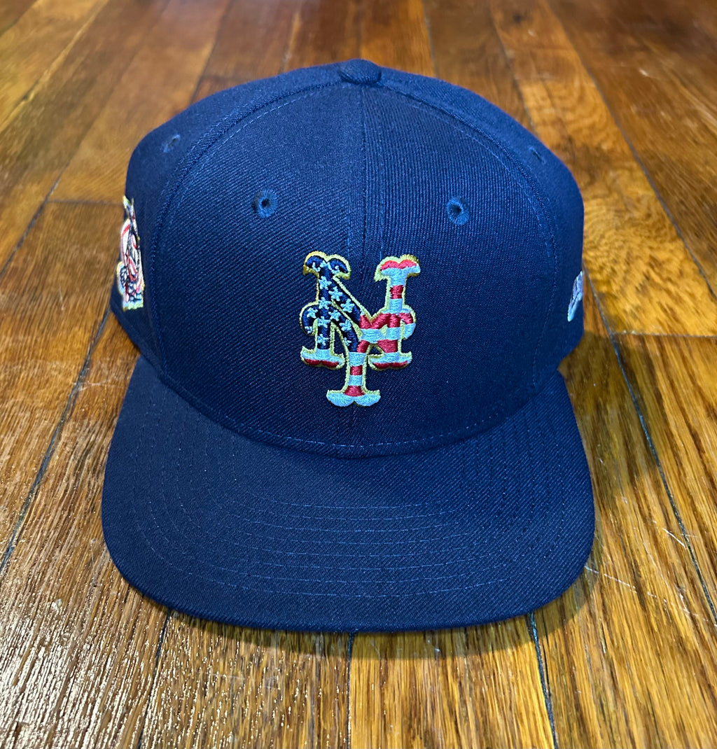 New York Mets New Era 9Fifty Navy American Flag NY Snapback Hat