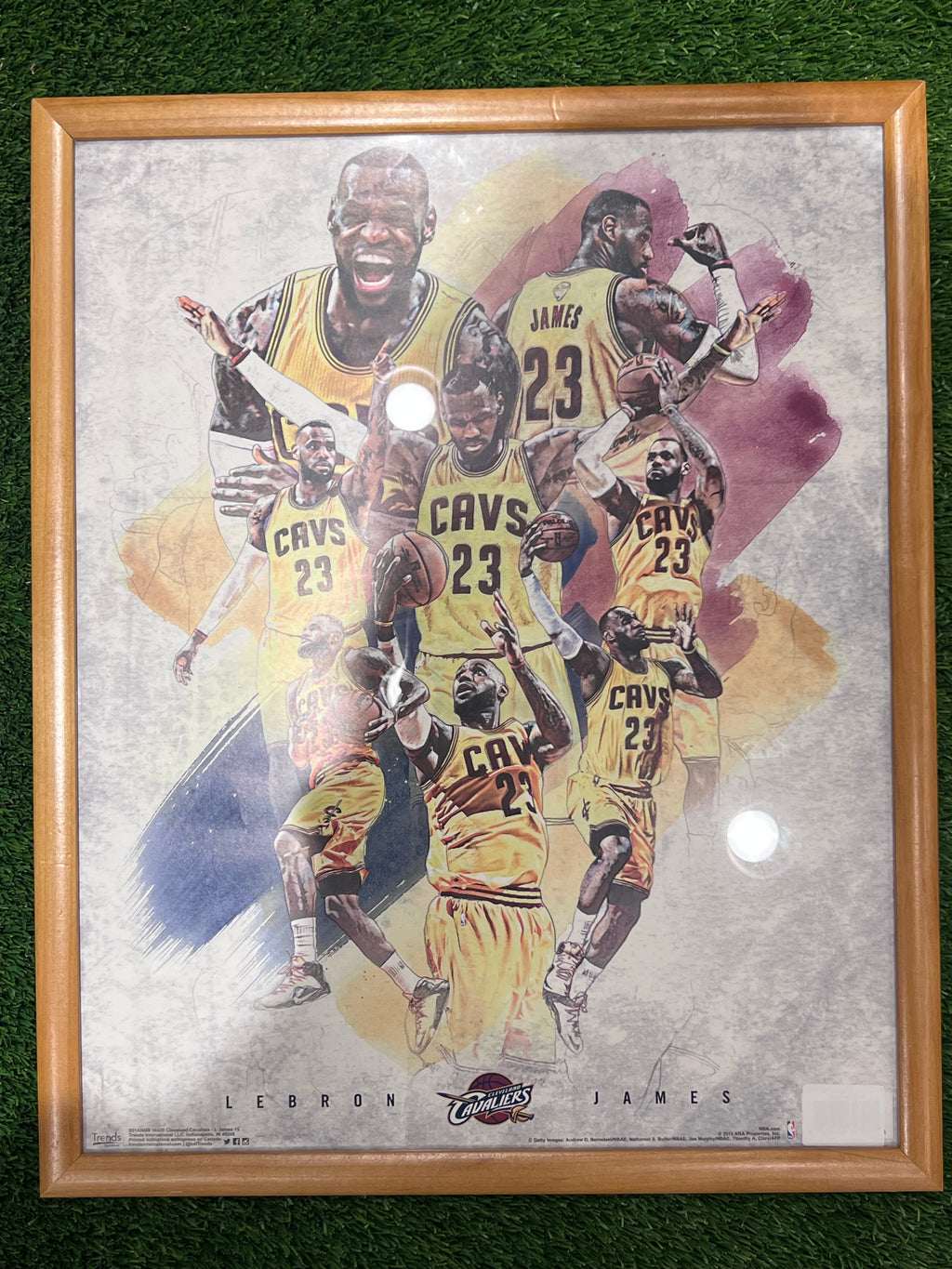 LeBron James Cavs Framed Poster