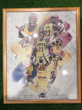 LeBron James Cavs Framed Poster