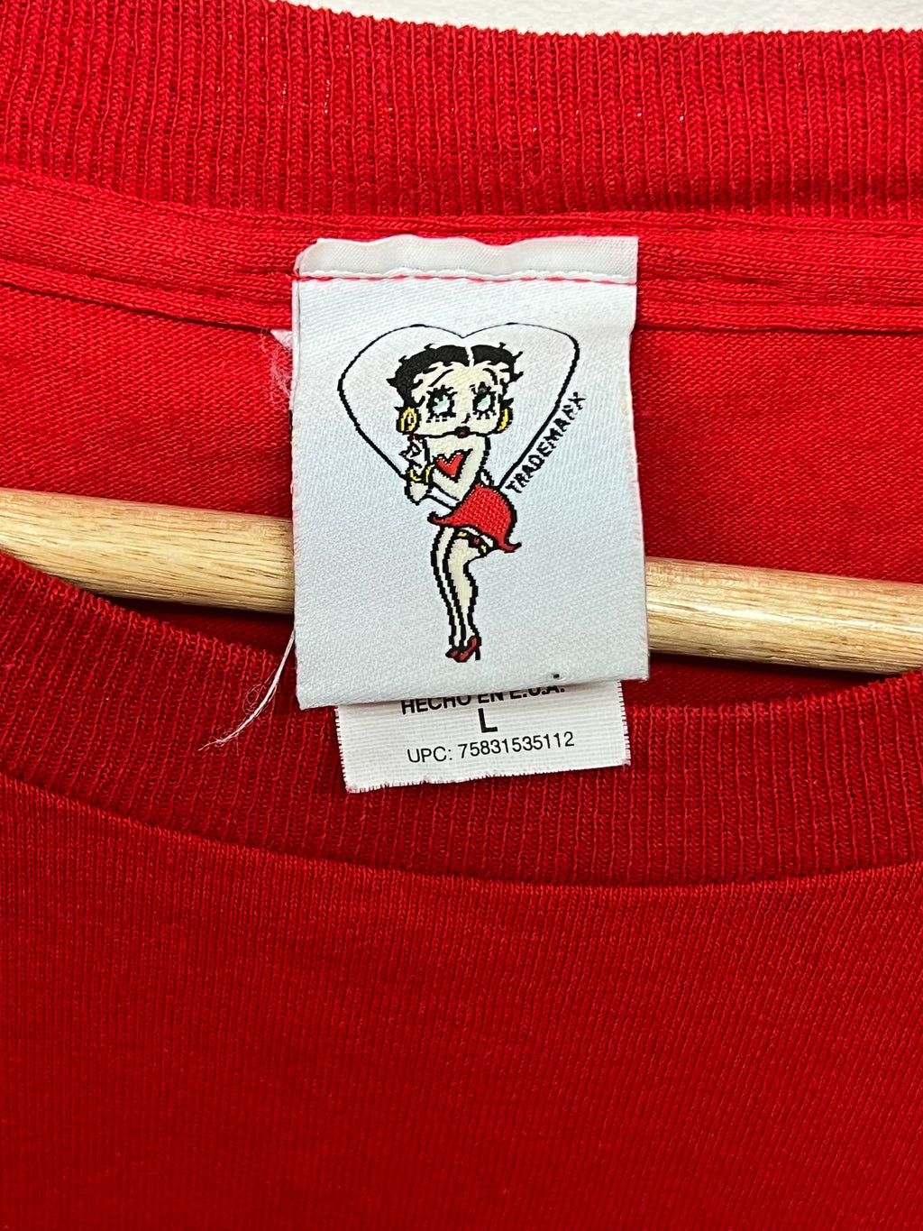 Betty Boop American Rebels Tee Size Large