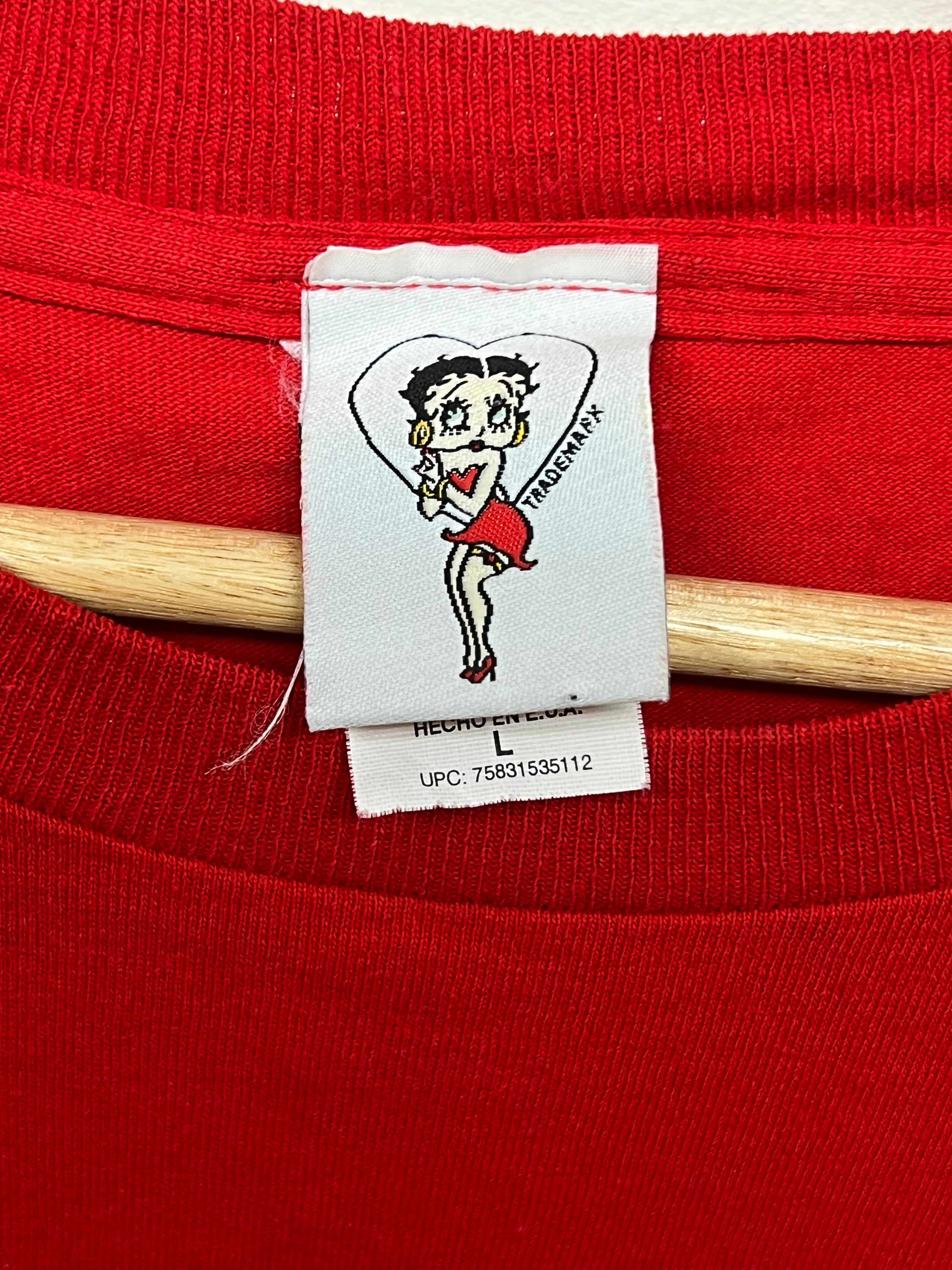 Betty Boop American Rebels Tee Size Large