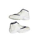 Nike Zoom Flight The Glove White Black Gary Payton 616773-100 Size 9.5 Great Used No Box