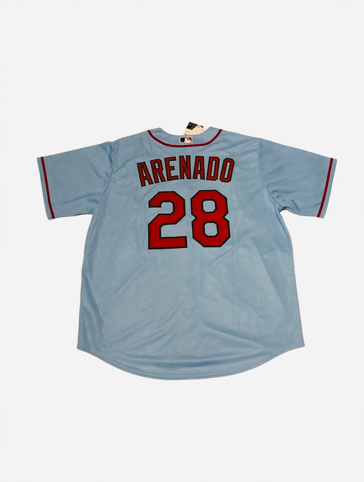 St Louis Cardinals Arenado 28 Jersey Light Blue Powder Blue XL Nike NWT 1006901