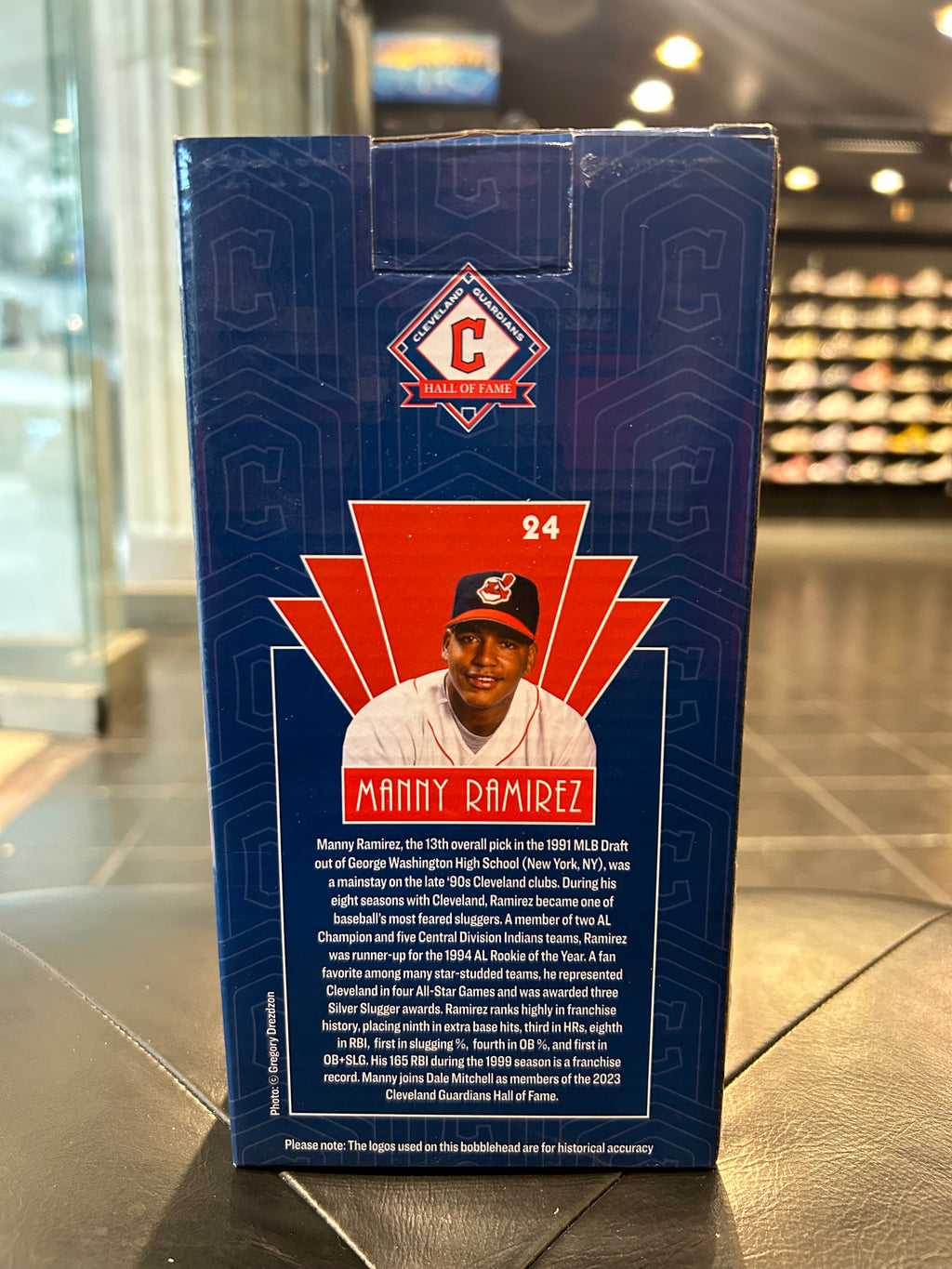 Cleveland Guardians Manny Ramirez Bobble Head